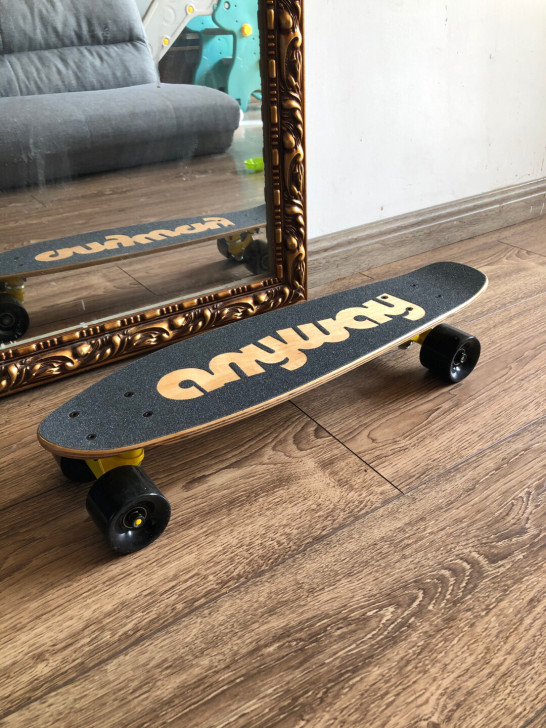 全新手提小鱼板anyway滑板代步滑板