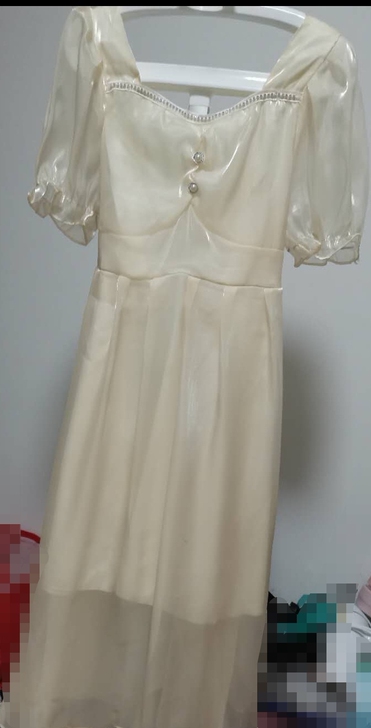 超仙流光暮云纱仙女裙2021春夏新款法式气...