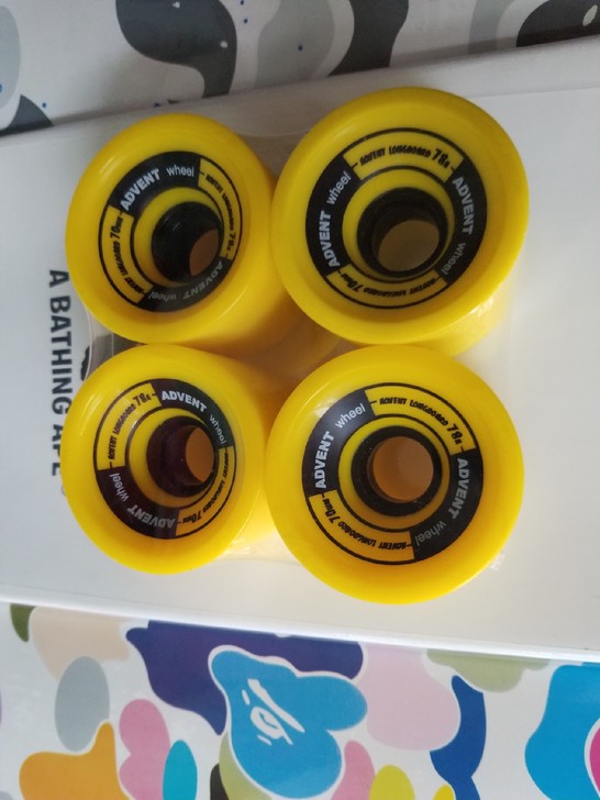 西班牙advent长板舞板专用滑板轮子全新...