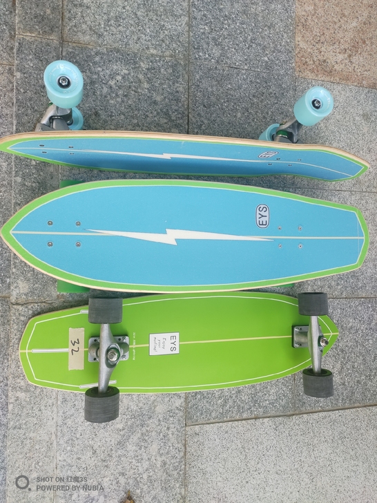 工厂存货板，瑕疵板，限量板，陆地冲浪滑板