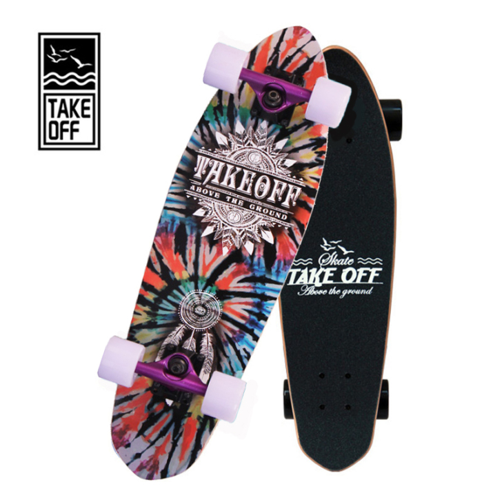 TAKE OFF刷街小鱼板 四轮专业极限滑...