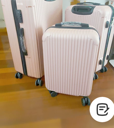 20寸旅行箱 全新未使用 粉色 万向轮密码...