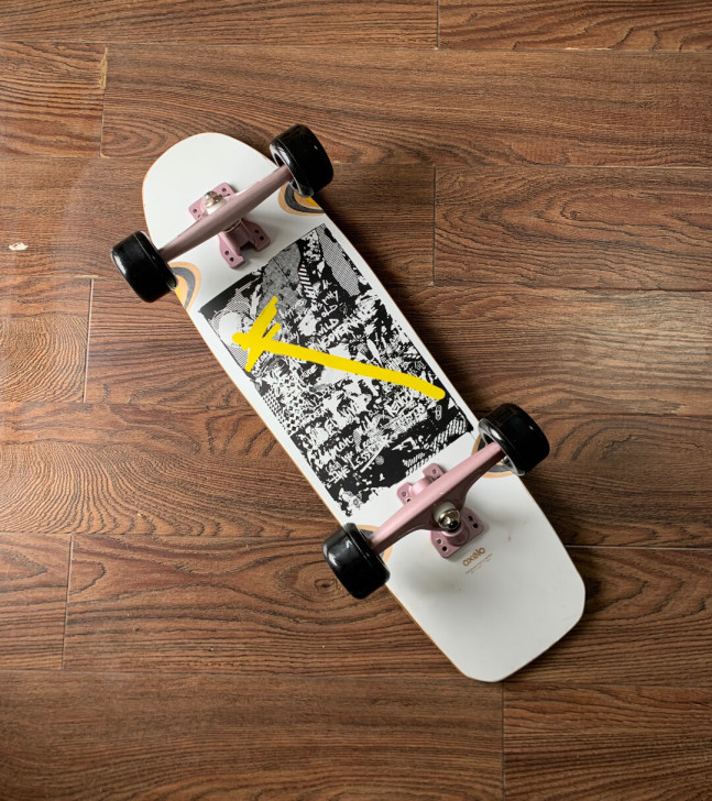 鱼板大鱼板刷街代步加枫板面专业板oxelo...