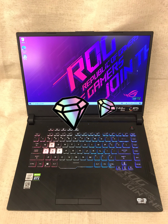 华硕飞行堡垒游戏本电脑，i7十代6G独显，...