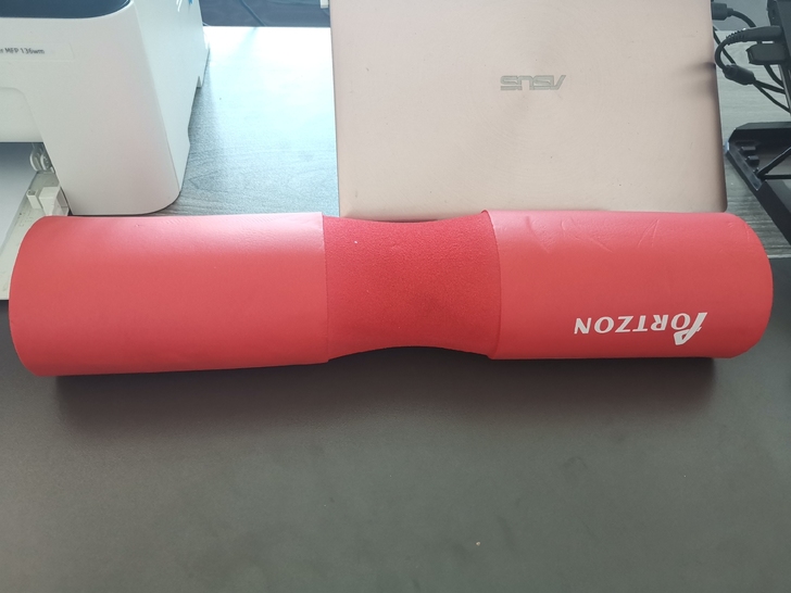 10-12.5元包邮  大红色健身深蹲杠铃...