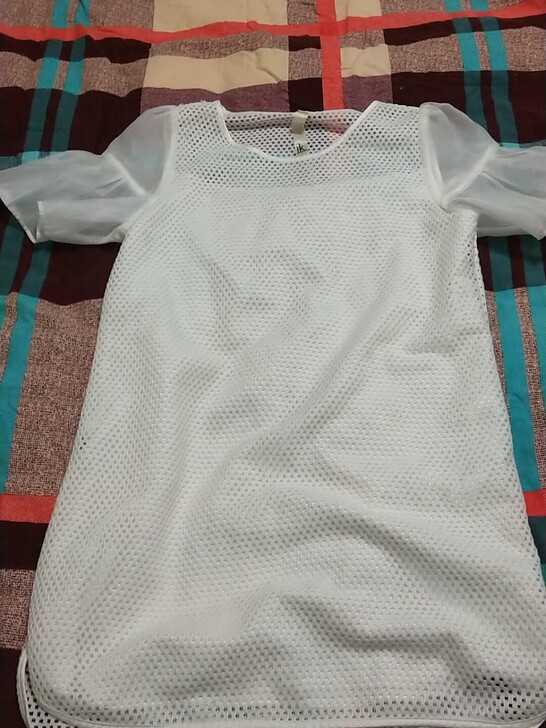 全新的白色连衣裙短裙