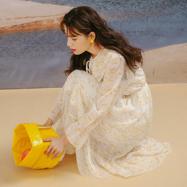 桔梗碎花连衣裙夏女2020新款法式慵懒风裙...