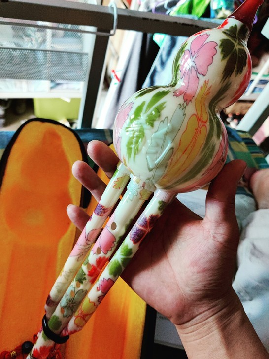 没怎么吹，大降B调葫芦丝一切正常，唯一美中...