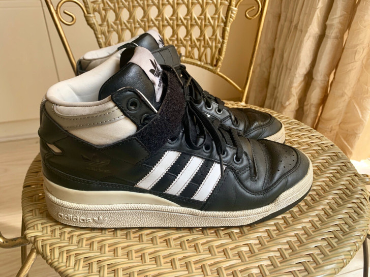 Adidas正品三叶草黑色男款Forun ...