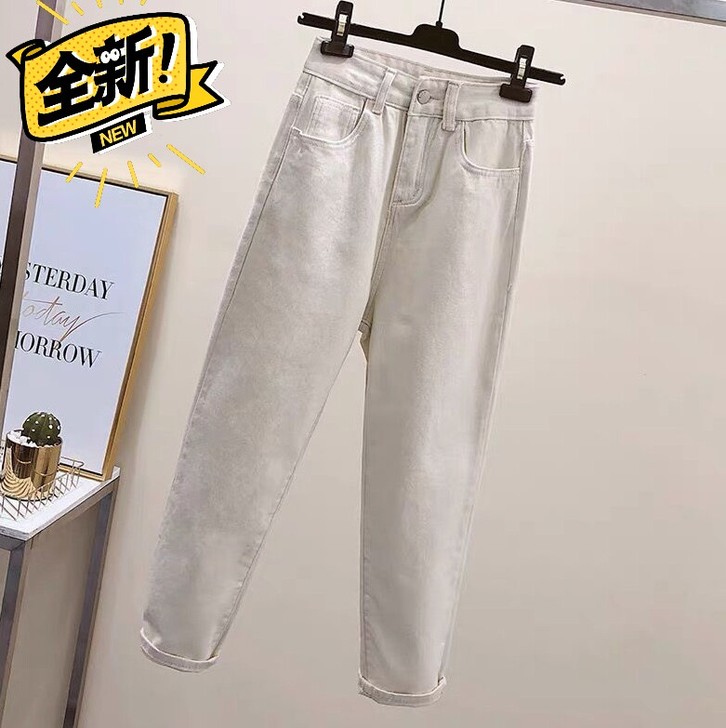 全新回血出 高弹大码牛仔裤女秋季新款高...