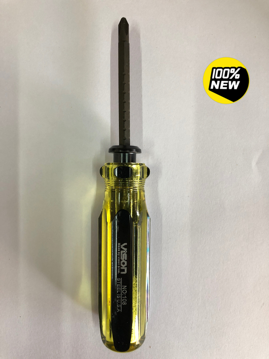 包邮进口铬钼钢伸缩两用十字一字双头螺丝刀