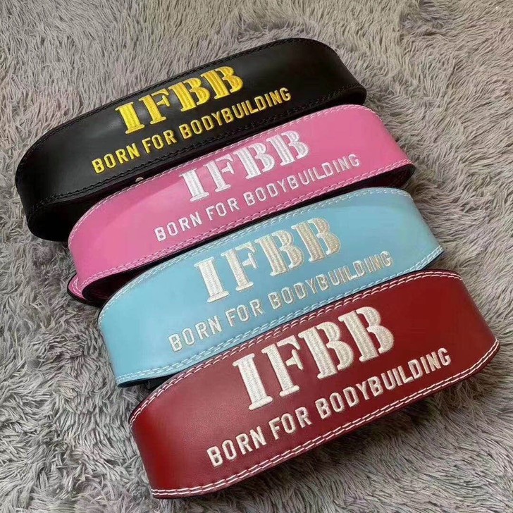 IFBB专业深蹲硬拉力量举软真牛皮健身健美...
