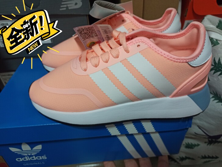 全新正品阿迪达斯Adidas三叶草女春秋跑...