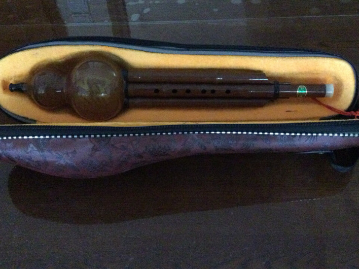 9成新，葫芦丝。免费提供葫芦丝歌谱+教学CD