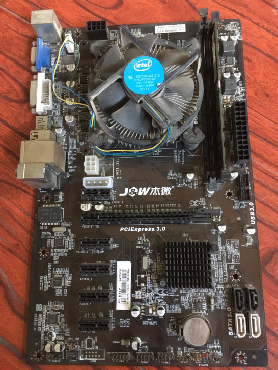 6卡 可插6张显卡h81主板B85主板+C...