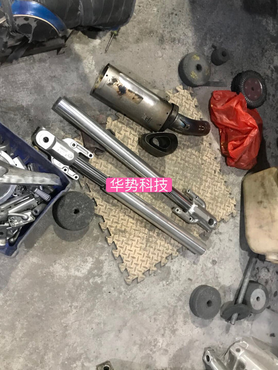 抛光工艺，碣石摩配4S店，您的机车好伴侣！