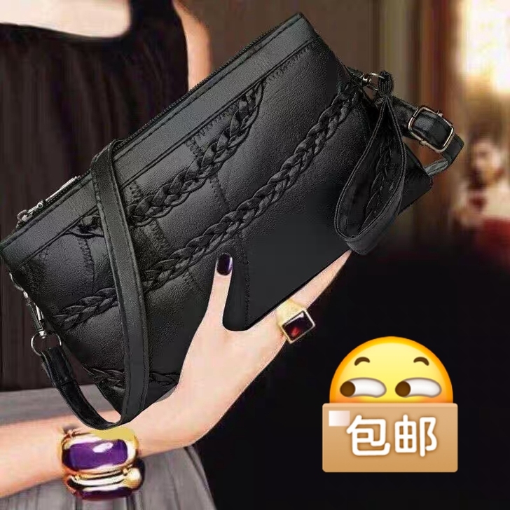 出口订单取消清仓处理一批全新包邮真羊皮女包...