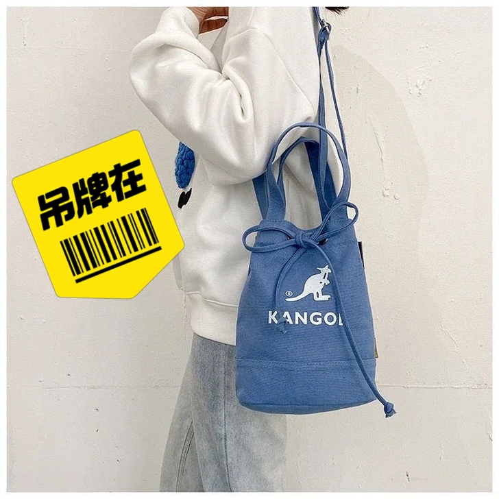 袋鼠KANGOL韩版新品热卖帆布包女包手提...