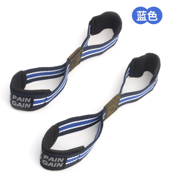 握力带8字形拉力带举重硬拉八字助力带健身手...