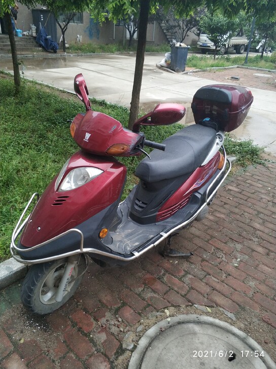 豪爵悦星踏板摩托车 hj-125t 9c