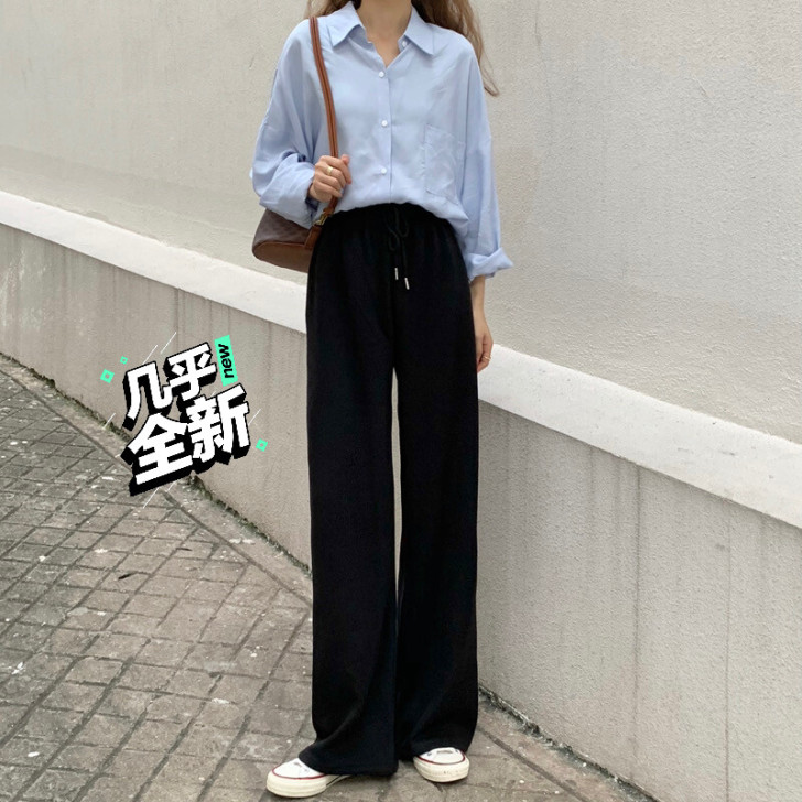 西柚家Gra奶油泡芙加绒加厚灯芯绒裤子女秋...