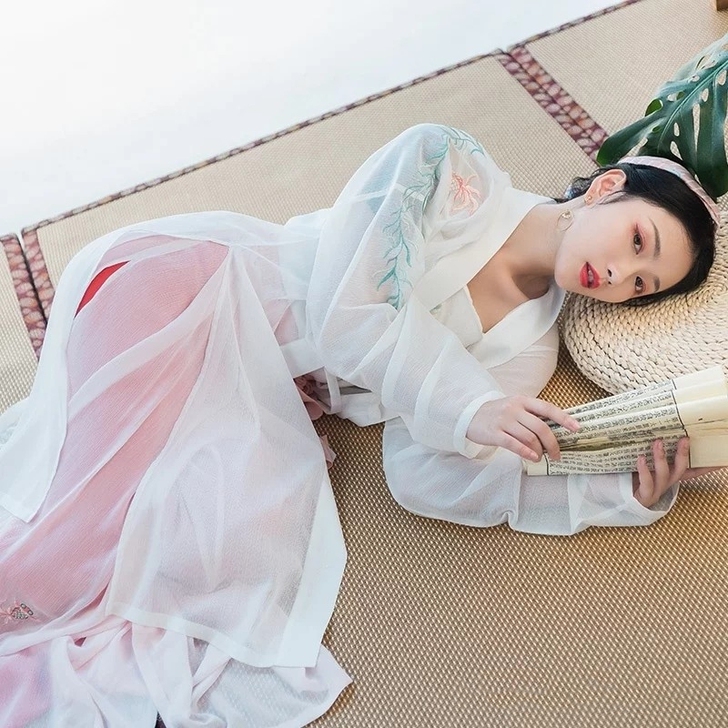 重回汉唐夏沫对襟长衫绝版