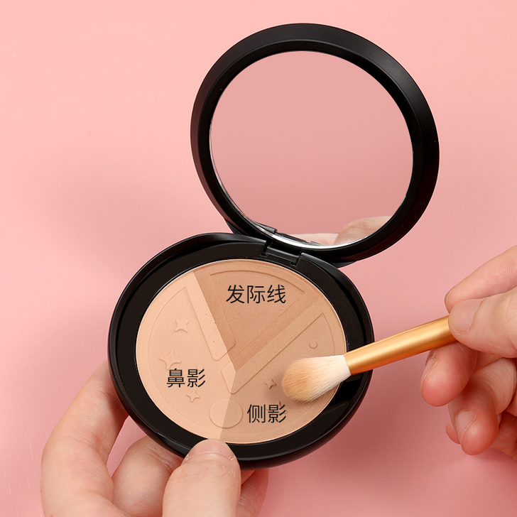 韩国正品ynm三色修容盘高光一体发际线粉鼻...