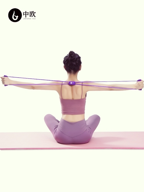 拉力器女开背练背弹力带拉力绳健身