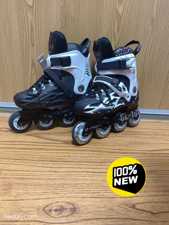 直排轮，直下过一次地，36码