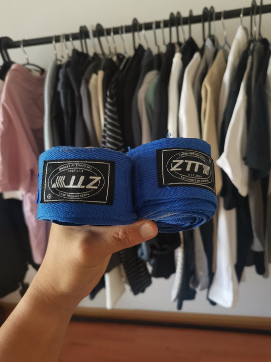 拳击手绑带 没怎么用过，几乎全新