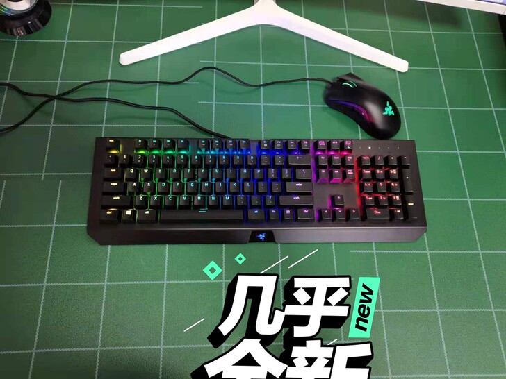 雷蛇黑寡妇104x幻彩,机械键盘