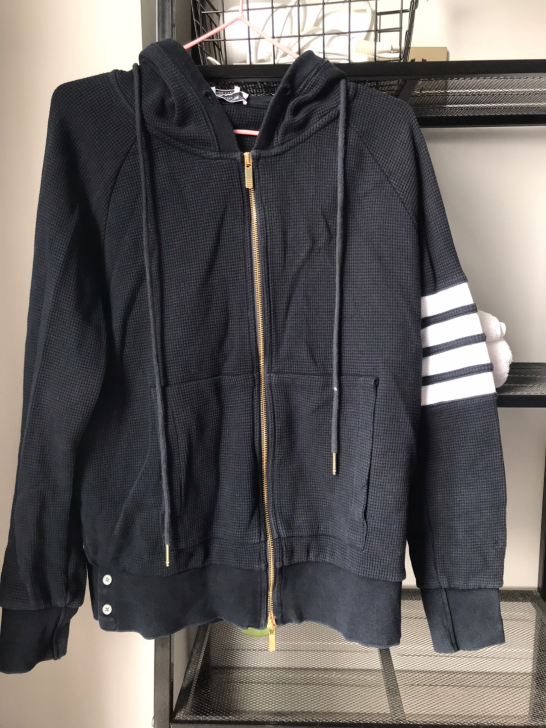 处理二手男士连帽卫衣，拉链款。如图  颜色...