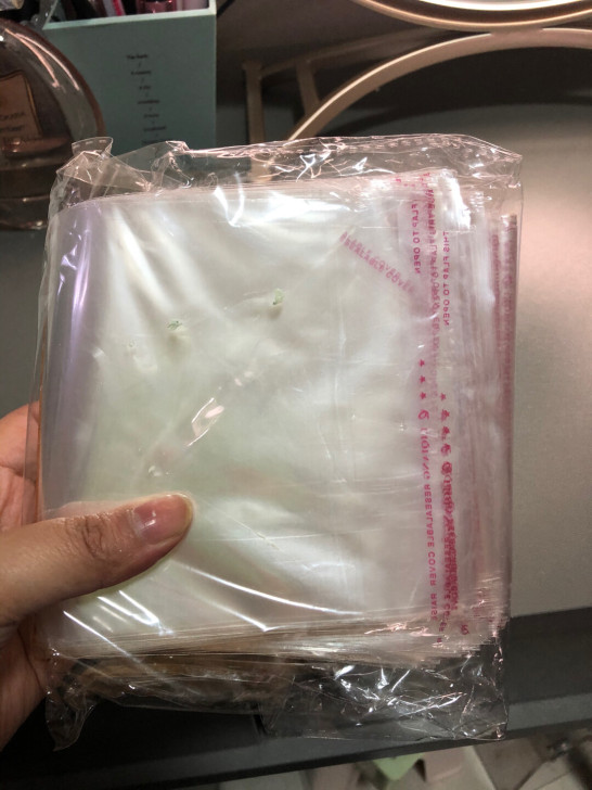 自粘袋opp不干胶袋包装袋透明塑料袋双面5丝