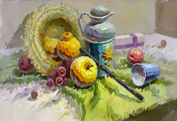 色彩 水粉画成品作品 精品画 色彩 水粉画...