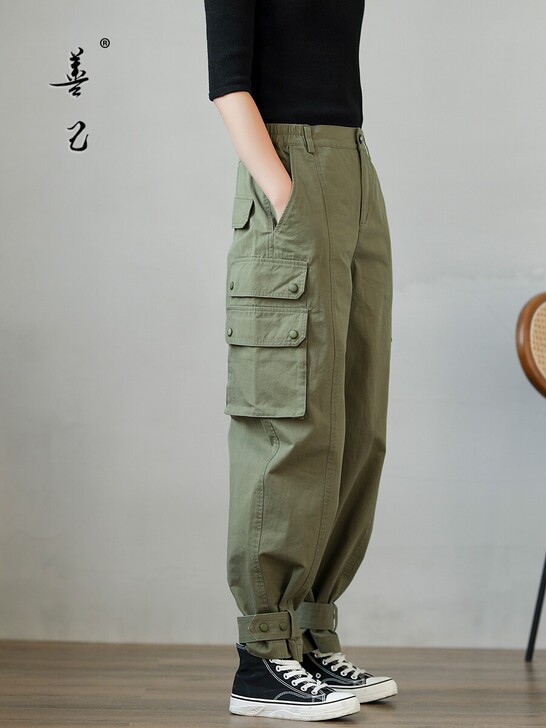 善己的工装裤子，只穿过一次。质量超好，超帅...