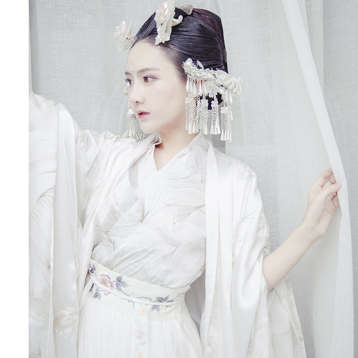 凝琼貌1:1 汉服女中国风广袖魏晋风交领齐...
