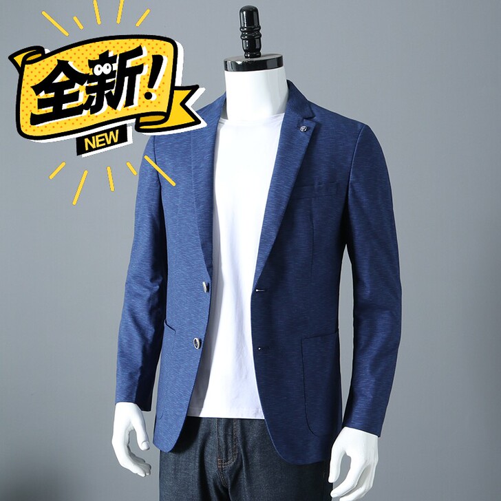 薄亚麻牛货 春季新品 外贸工厂尾货男士西服...