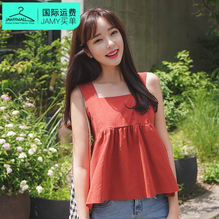 22xx休闲舒适方领背心