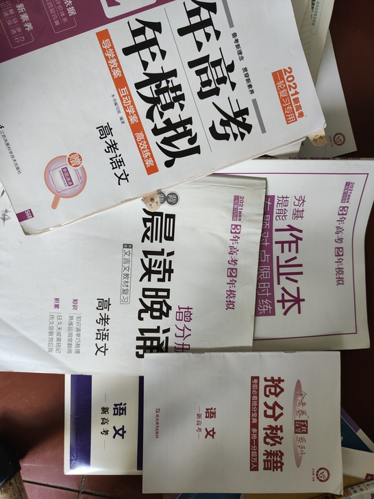 高中刚毕业出语文练习册 知识点全解 配套题...