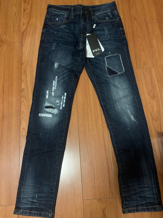 gxg jeans 男牛仔裤  尺码S
