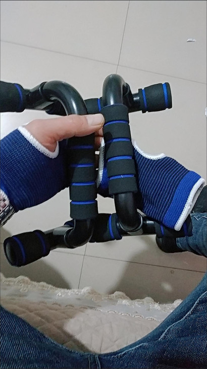 H型俯卧撑S型支架锻炼胸肌臂肌健身器材家用...