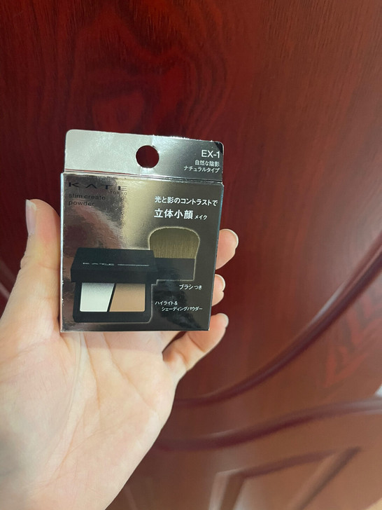 闲置kate 凯朵 V字脸修容饼高光阴影双...