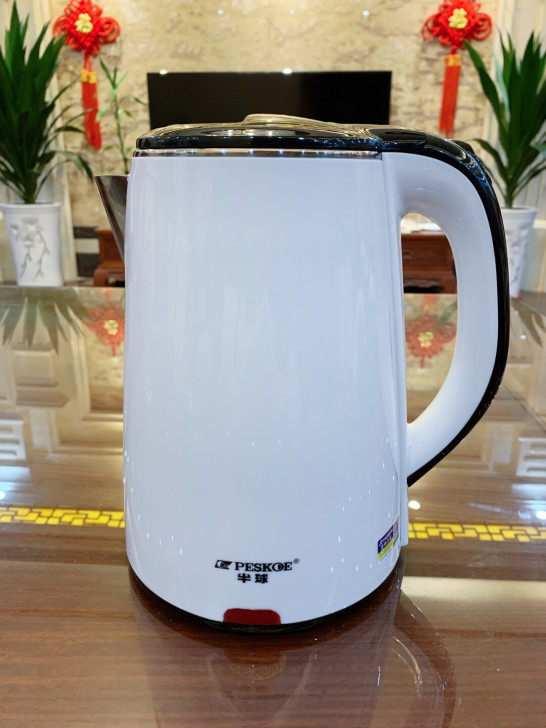 全新大容量双层不锈钢烧水壶泡茶自动断电家用...