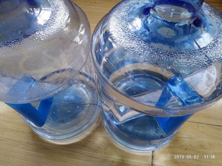 全新pc7.5升纯净水水桶带把pet