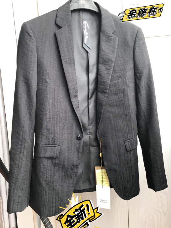 YARNBOSS波士韩版西服 黑色春秋款 ...