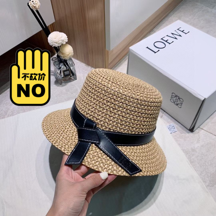 罗意威2021新款礼帽草帽遮阳帽，专柜同款...