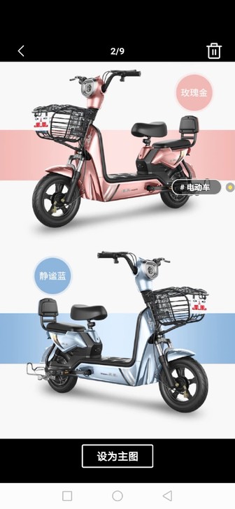 凤凰牌电动车电瓶车成人小型电动自行车48v...