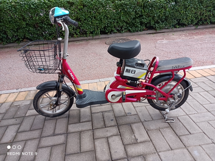 48伏品牌新日电动车，可以拆卸电池充电，续...