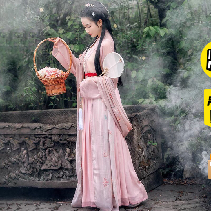 重回汉唐吟风月汉服原创齐腰套装，正品，全新...