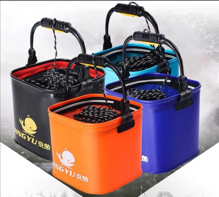 可折叠装加厚EVA钓鱼桶